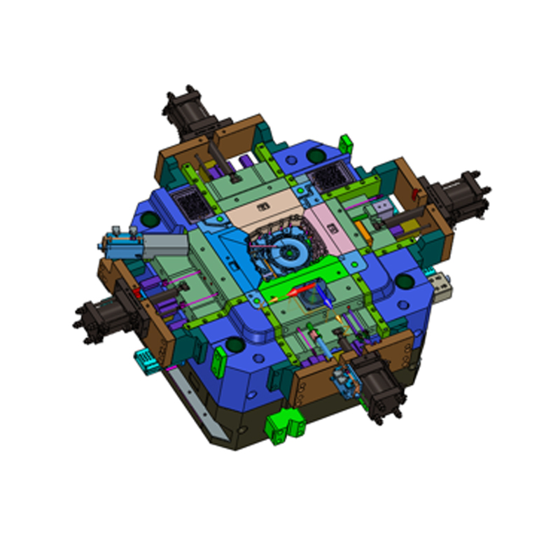 Perumahan Motor Die-Casting Paduan Aluminium 2200T