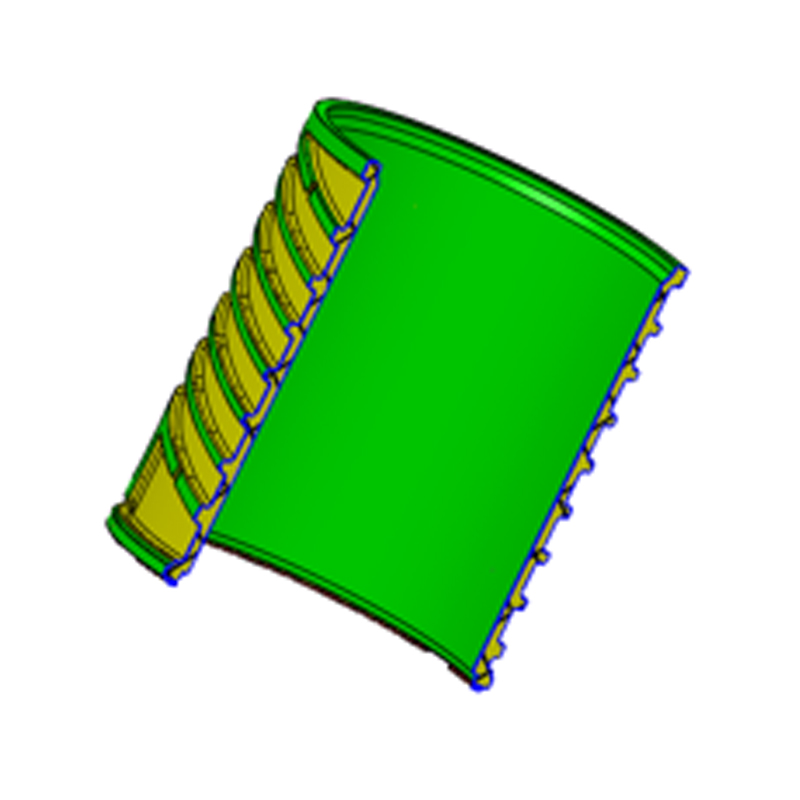 Jaket Air Pendingin Die Casting Paduan Aluminium Jaket Air Pendingin Die Casting Paduan Aluminium